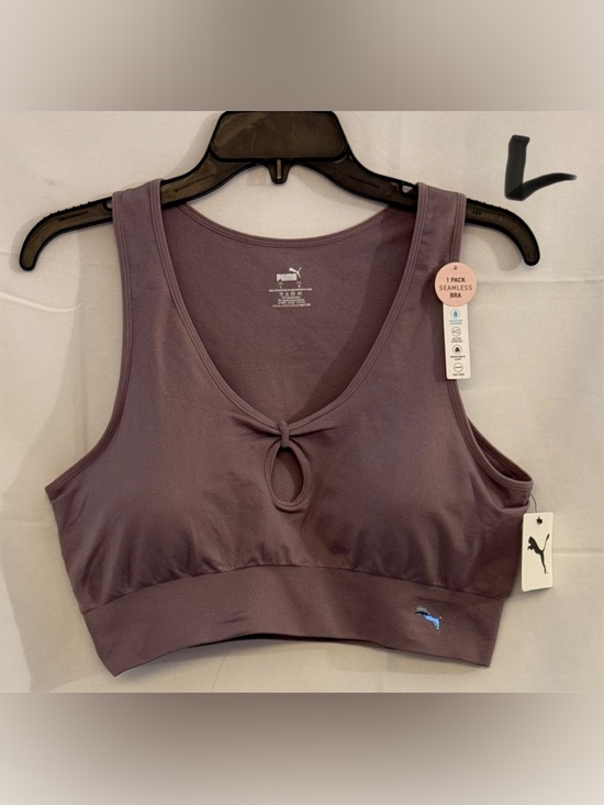 Puma Other - Puma Purple Keyhole Seamless Sports Bra